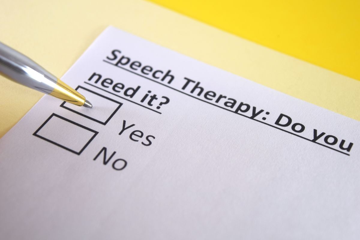 Speech therapy : Are you doing it right? yes or no